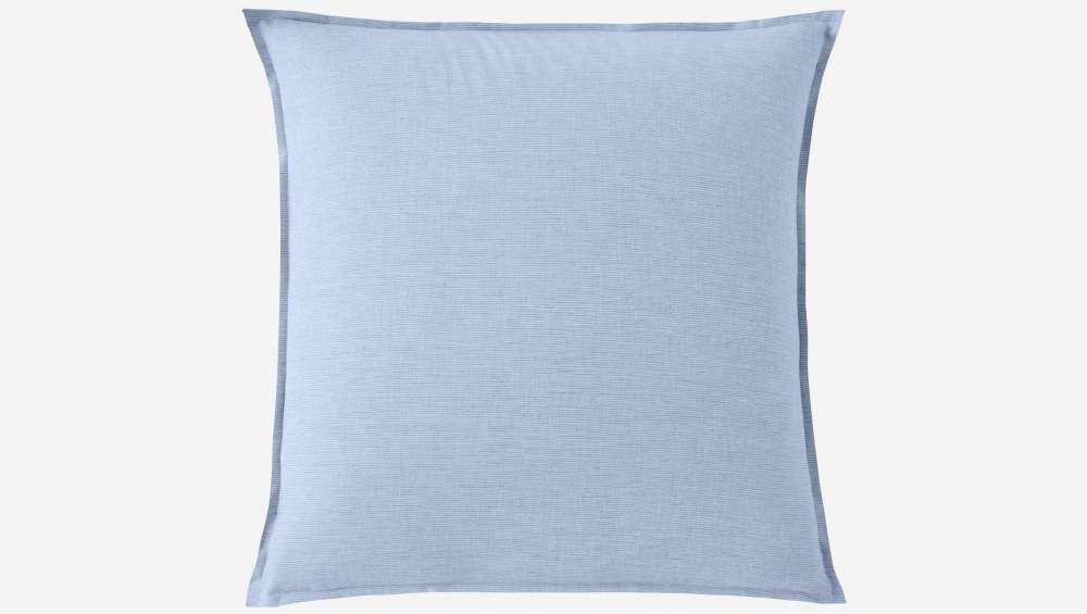 Taie d'oreiller en coton - 65 x 65 cm - Bleu clair