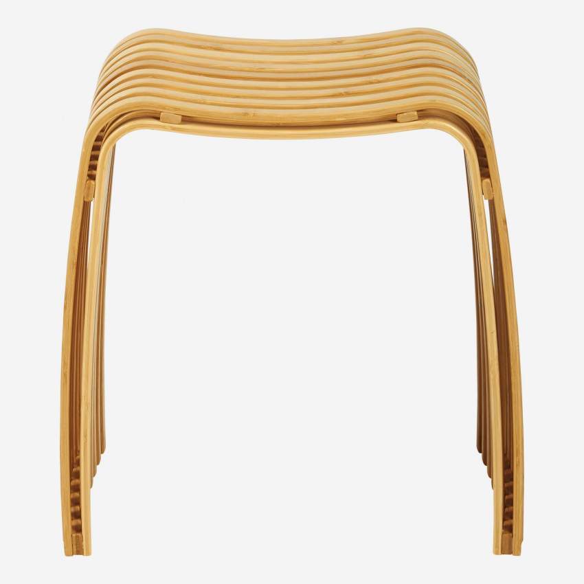 Tabouret en bambou - Naturel