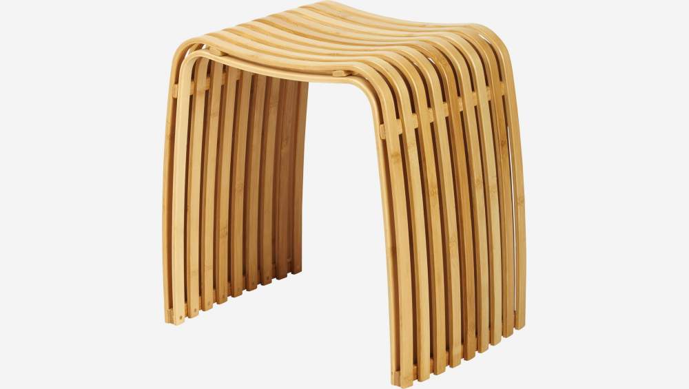 Tabouret en bambou - Naturel