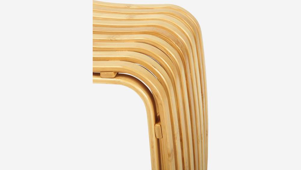 Tabouret en bambou - Naturel