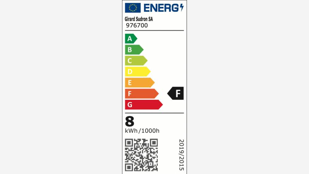 Ampoule globe à LED G95 E27 calotte dorée - 8W - 2700K