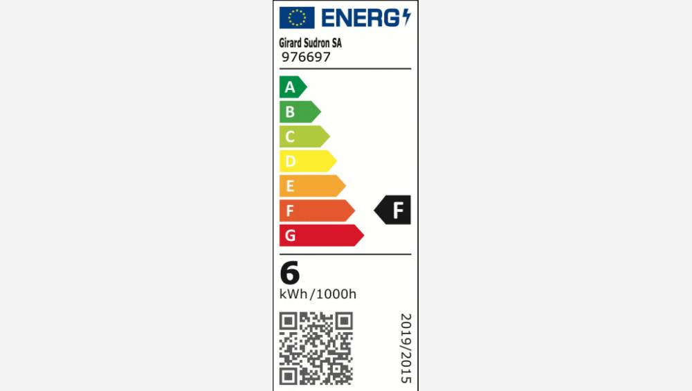 Ampoule standard à LED A60 E27 calotte dorée - 6W - 2700K 