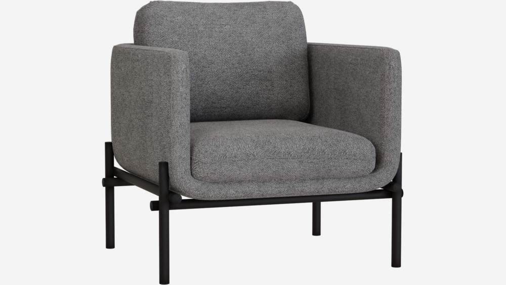 Fauteuil en tissu - Gris