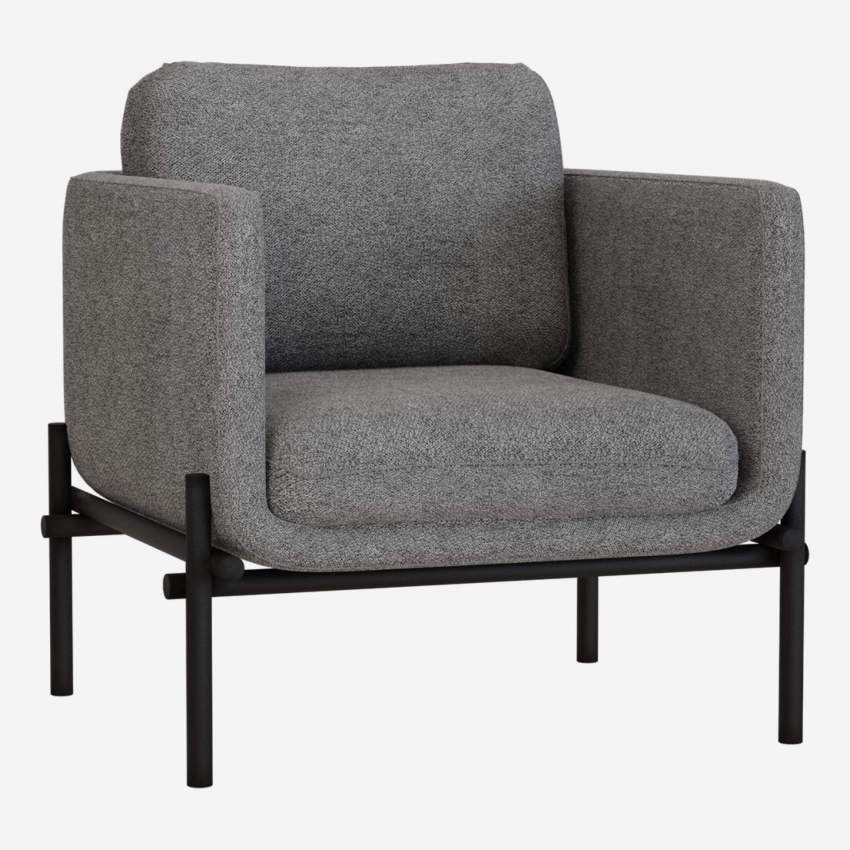 Fauteuil en tissu - Gris