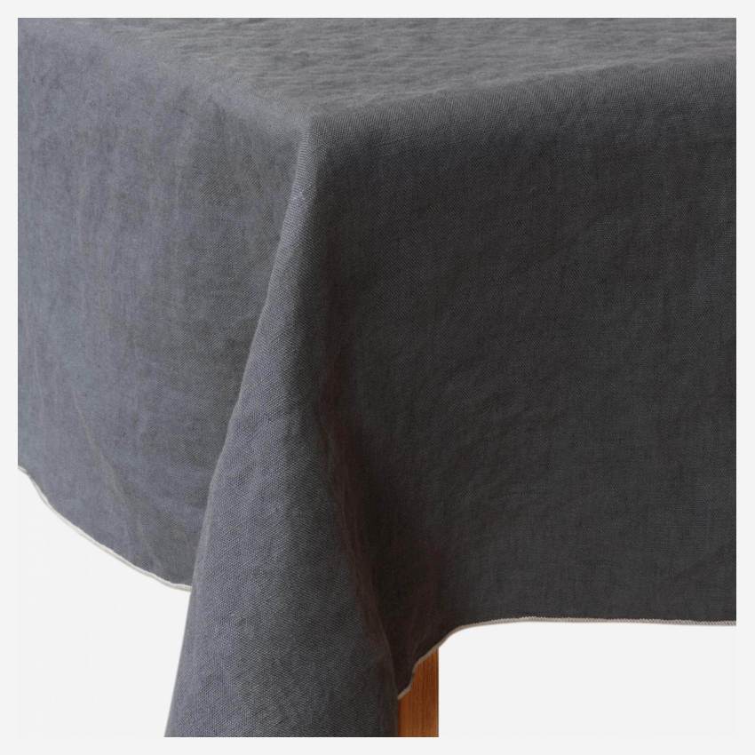 Nappe en lin - 150 x 250 cm - Gris anthracite