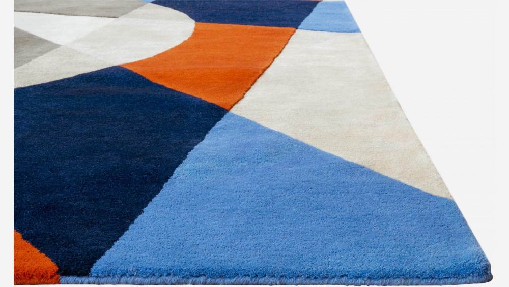 Tapis en laine tufté main - 170 x 240 cm - Multicolore - Design by Christian Ghion