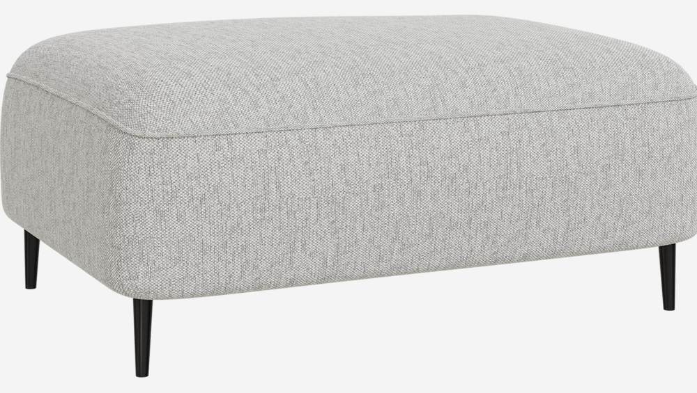 Repose-pieds en tissu – Gris clair