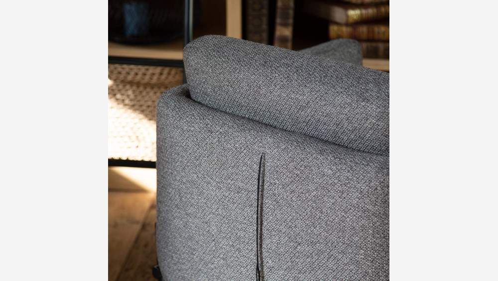 Fauteuil en tissu - Gris