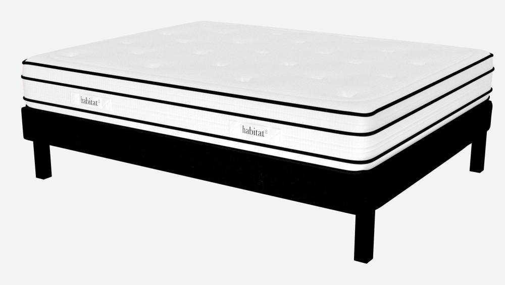 Matelas hybride, ressorts ensachés et mousse à mémoire de forme - 140 x 200 cm