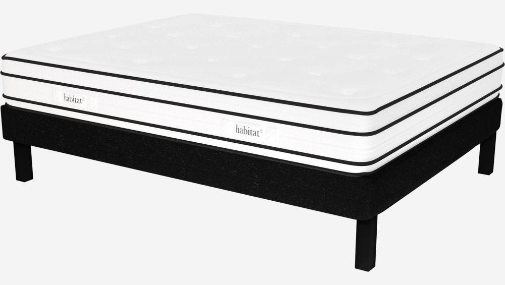 Matelas hybride, ressorts ensachés et mousse à mémoire de forme - 160 x 200 cm