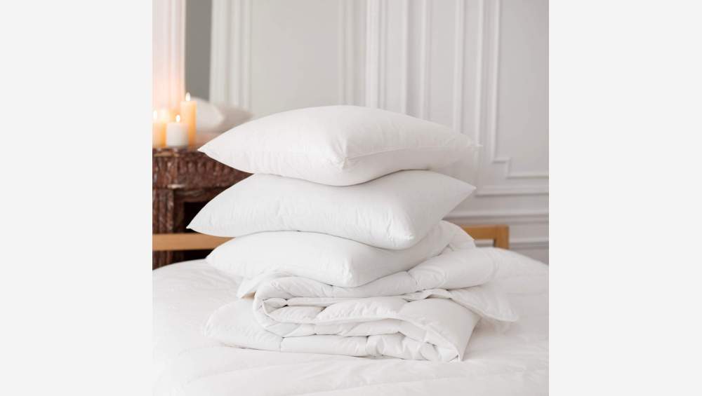 Couette en duvet de canard français - 220 gr/m² - 240 x 260 cm 