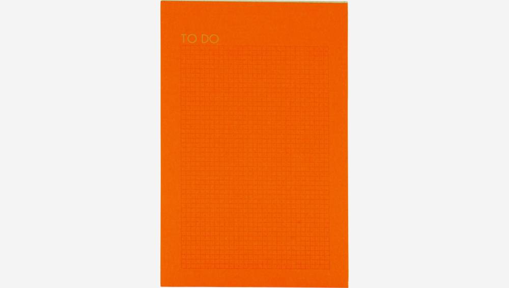 To do list - 40 feuilles - Orange 