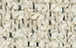 Cagliari Canapé d'angle droit de forme organique en tissu Venezia - Blanc craie 