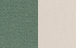 Cotton Bettwäsche aus gewaschener Baumwolle - 140 x 200 cm + 1 Kopfkissenbezug 65 x 65 cm - Khakigrün