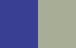 Colors Bougie pilier en cire - 15 cm - Bleu