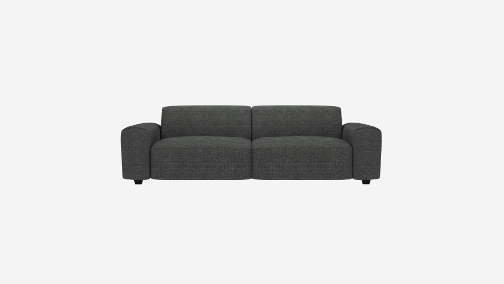 4-Sitzer-Sofa aus Melina-Stoff - Schiefergrau 