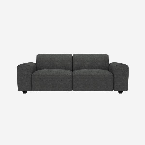 3-Sitzer-Sofa aus Melina-Stoff - Schiefergrau 