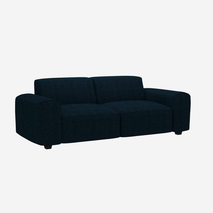 3-Sitzer-Sofa aus Melina-Stoff - Tintenblau
