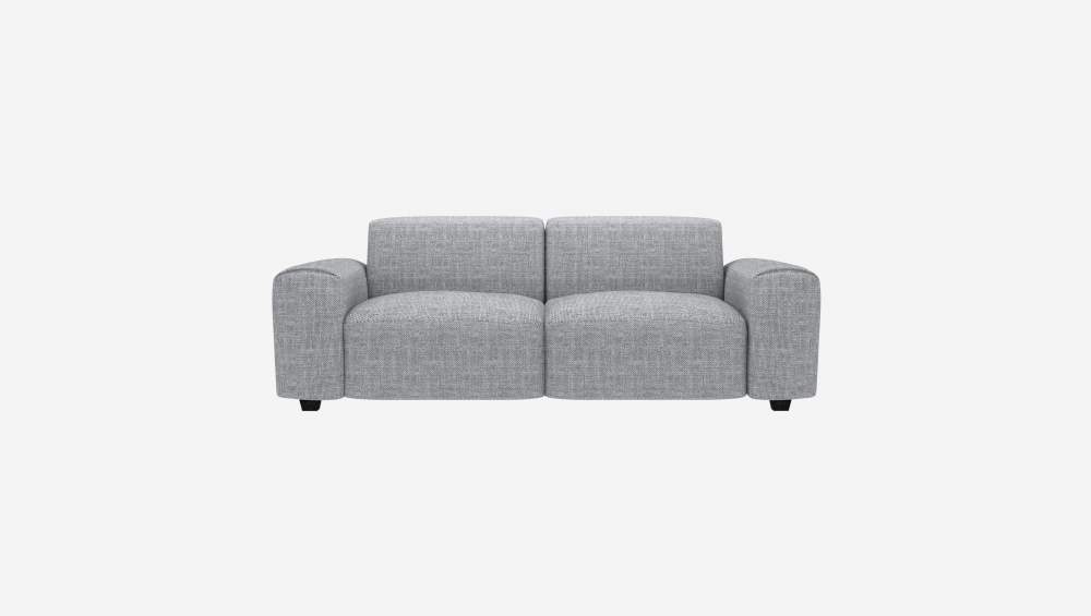 3-Sitzer-Sofa aus Melina-Stoff - Asphaltgrau