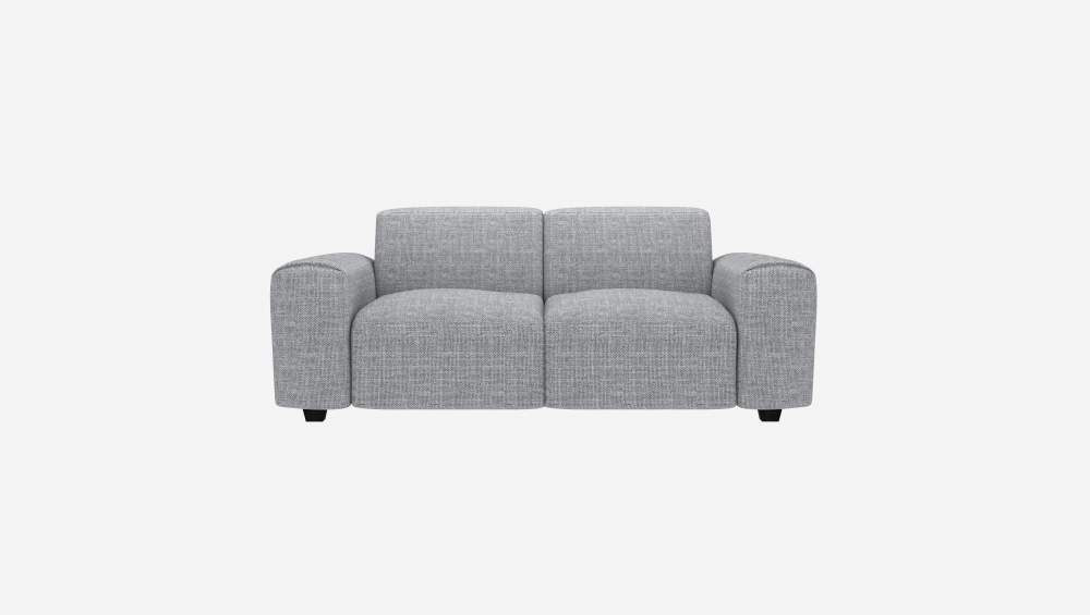 2-Sitzer-Sofa aus Melina-Stoff - Asphaltgrau