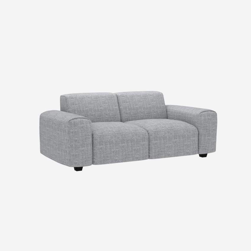 2-Sitzer-Sofa aus Melina-Stoff - Asphaltgrau