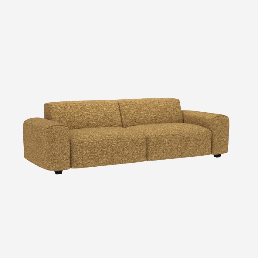 4-Sitzer-Sofa aus Venezia-Stoff - Gewürzgelb