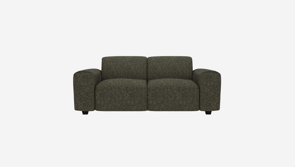 2-Sitzer-Sofa aus Lucca-Stoff - Moosgrün