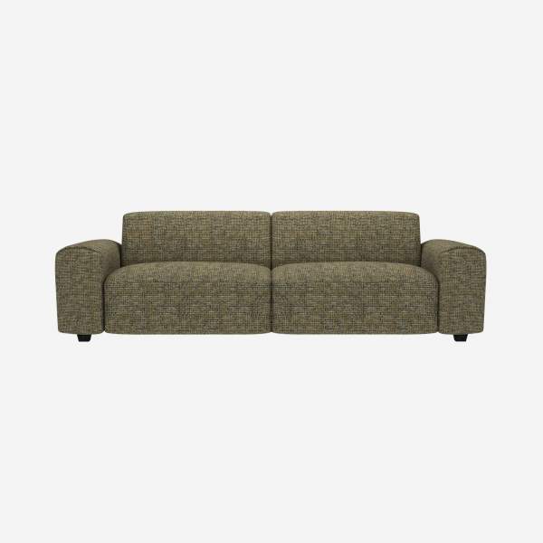 4-Sitzer-Sofa aus Alba-Stoff - Gewittergrün