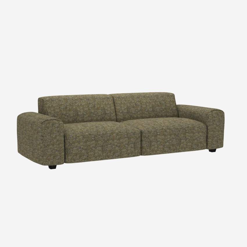 4-Sitzer-Sofa aus Alba-Stoff - Gewittergrün