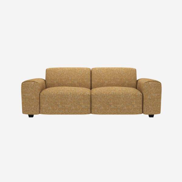 3-Sitzer-Sofa aus Alba-Stoff - Sonnengelb