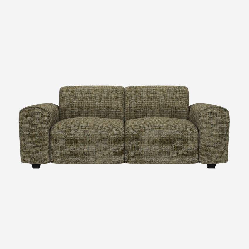 2-Sitzer-Sofa aus Alba-Stoff - Gewittergrün