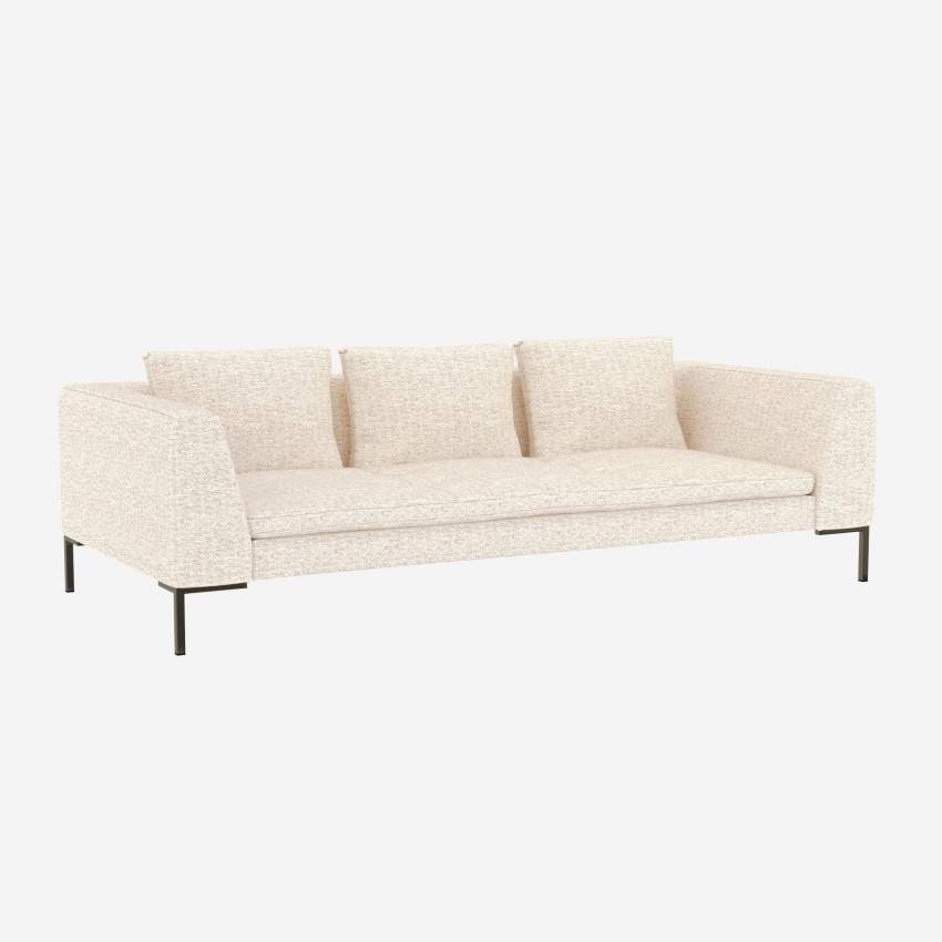 3-Sitzer-Sofa aus Bormio-Stoff - Alabasterweiß