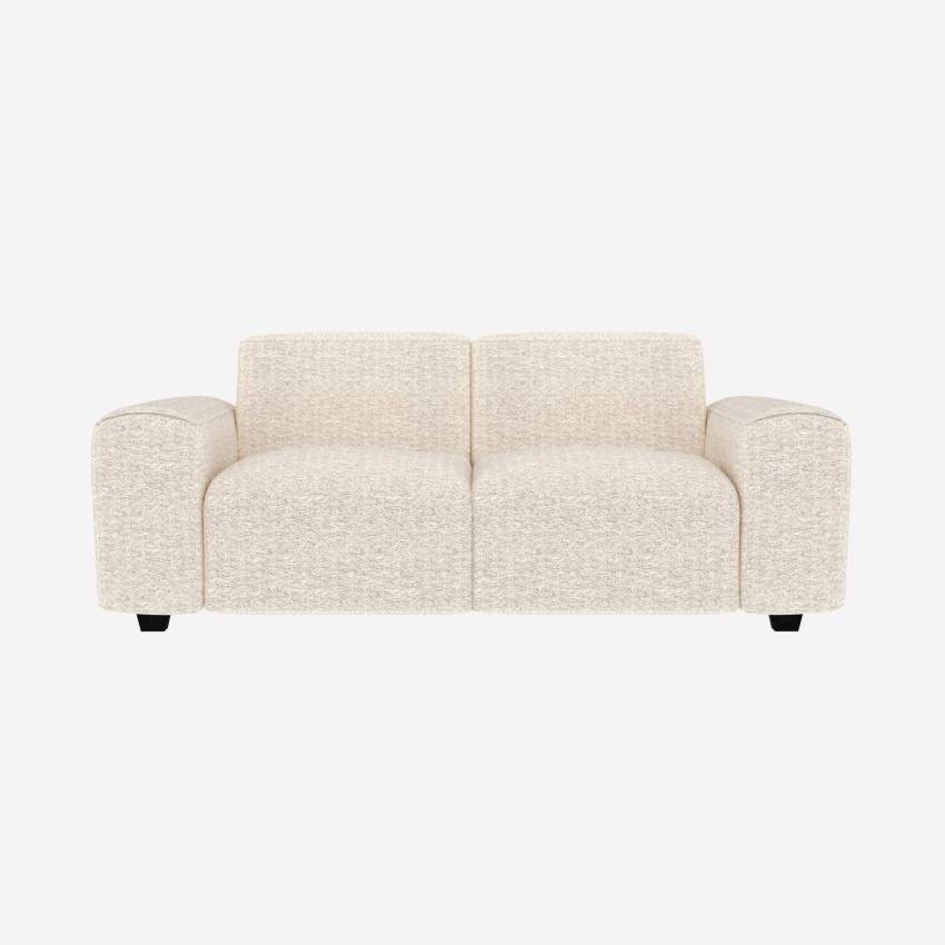 2-Sitzer-Sofa aus Bormio-Stoff - Alabasterweiß