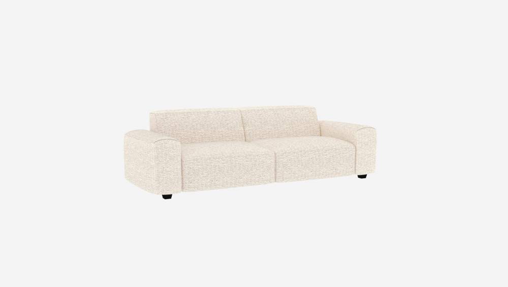 4-Sitzer-Sofa aus Bormio-Stoff - Alabasterweiß