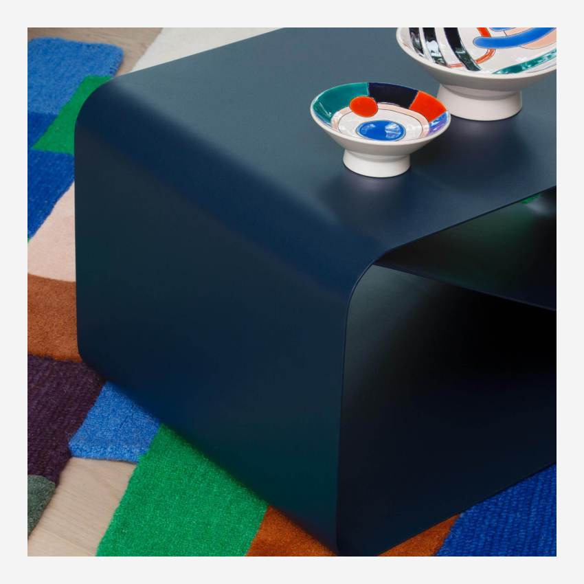 Mesa de centro de aluminio - Azul - Design by Marie Matsuura