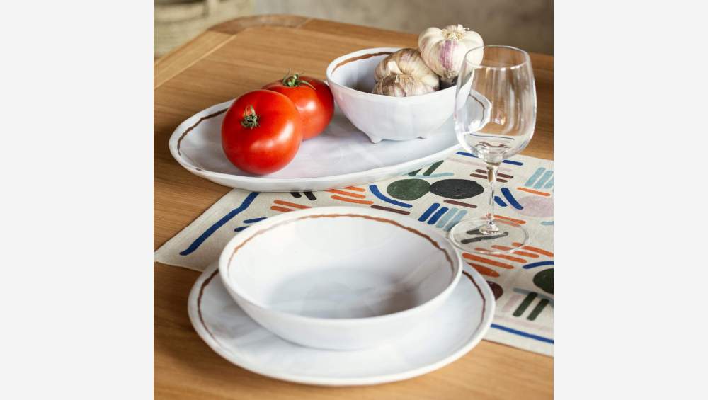 2 Tischsets aus Baumwolle – 33 x 48 cm – Design by Floriane Jacques