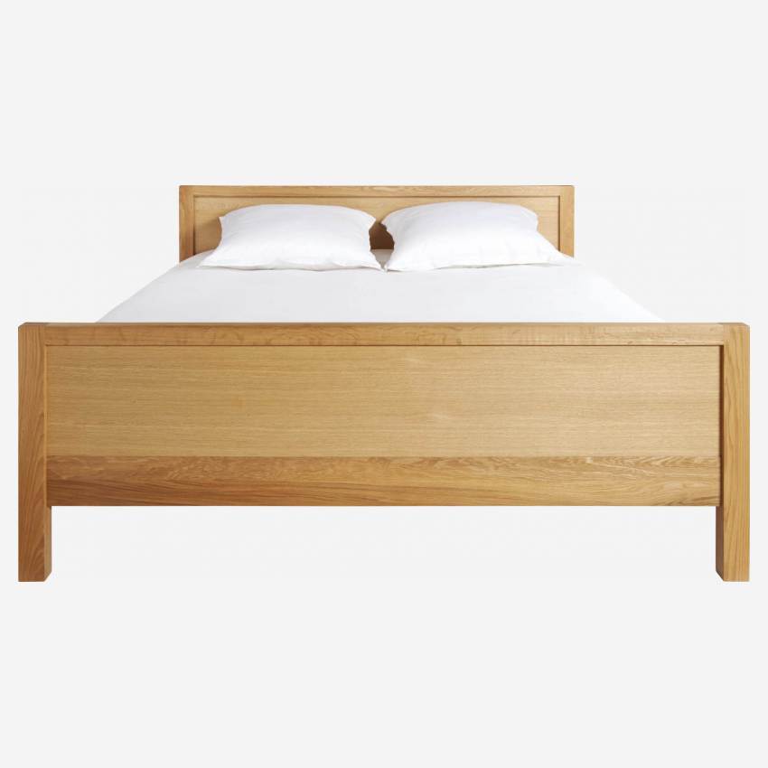 Bett 160x200 aus Eichenholz
