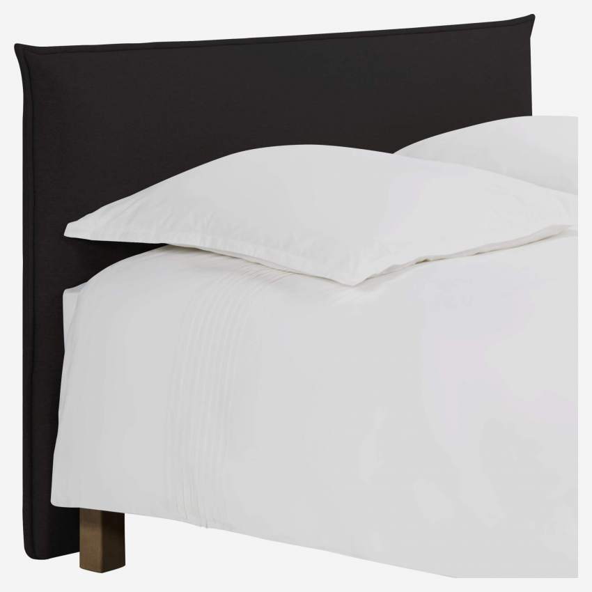 Cabecero de cama para somier de 140cm de tela antracita