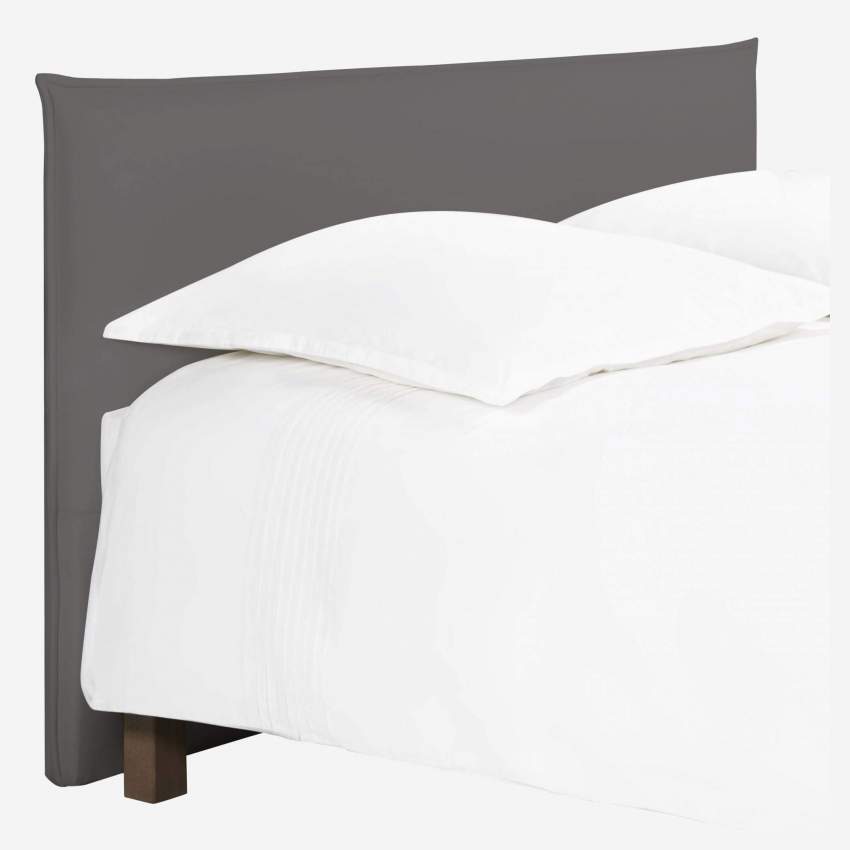 Testiera per letto in tessuto 180 cm  - Grigio topo