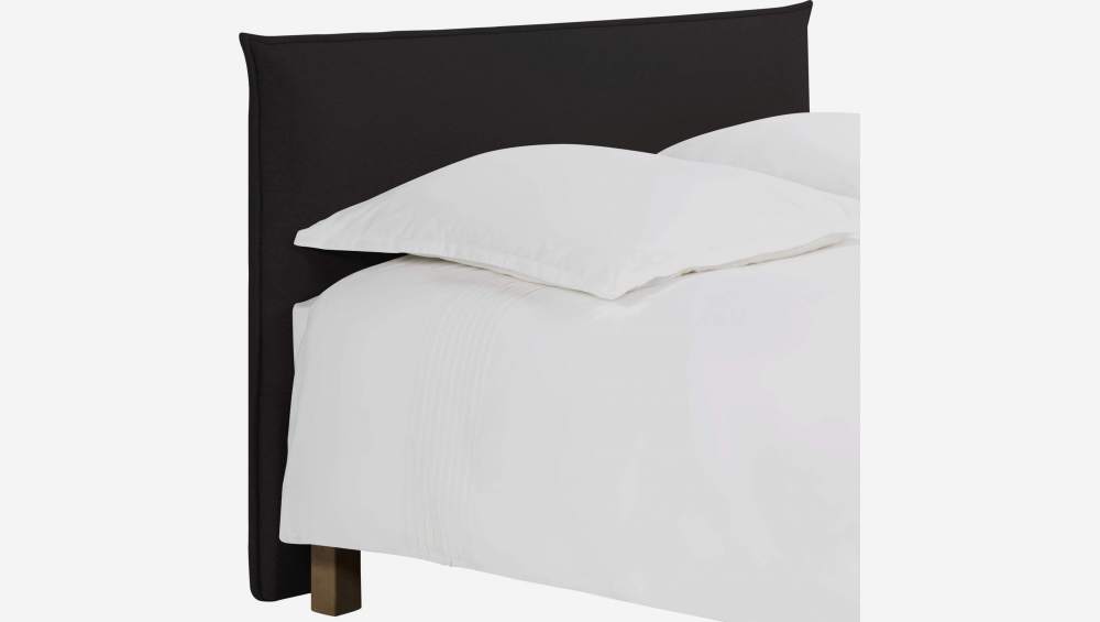 Cabecero de cama para somier de 180cm de tela antracita