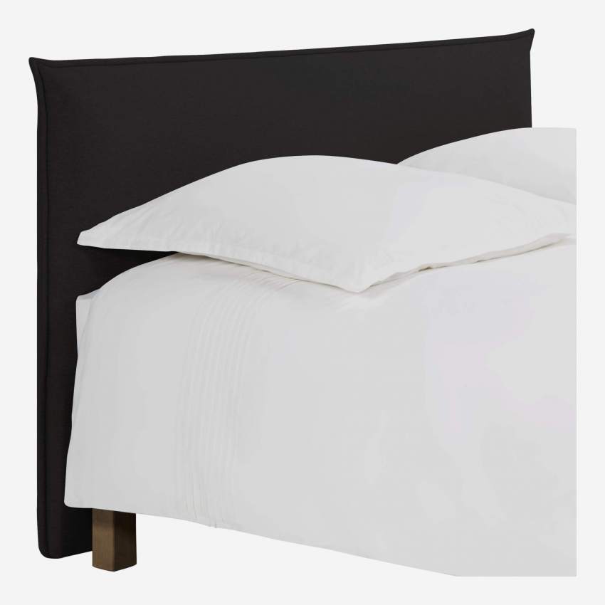 Testiera per letto in tessuto 180 cm - Grigio antracite
