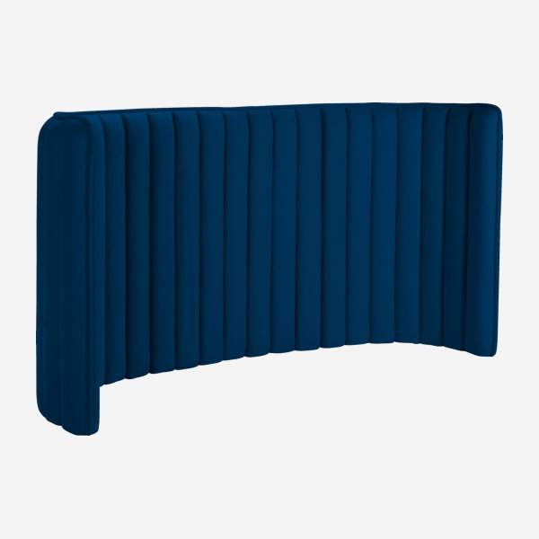 Tête de lit en laine 244 x 99 cm - Bleu