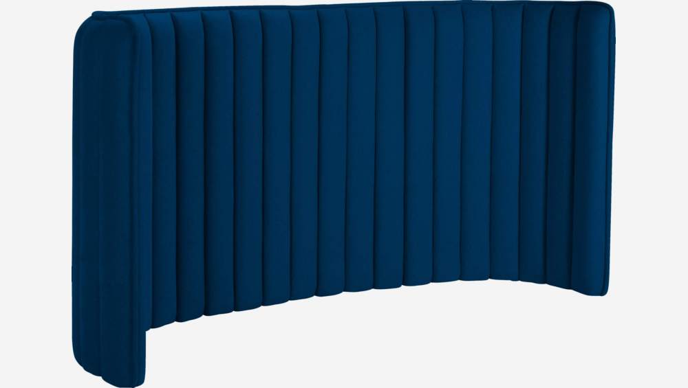 Testiera in lana 244 x 120 cm - Blu