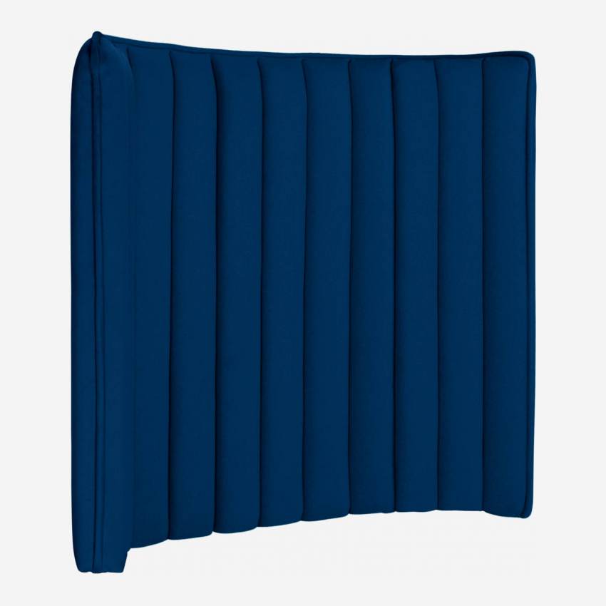 Cabeceira de lã 130 x 99 cm - Azul