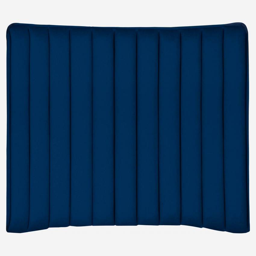 Bedhoofd van wol 130 x 99 cm - Blauw