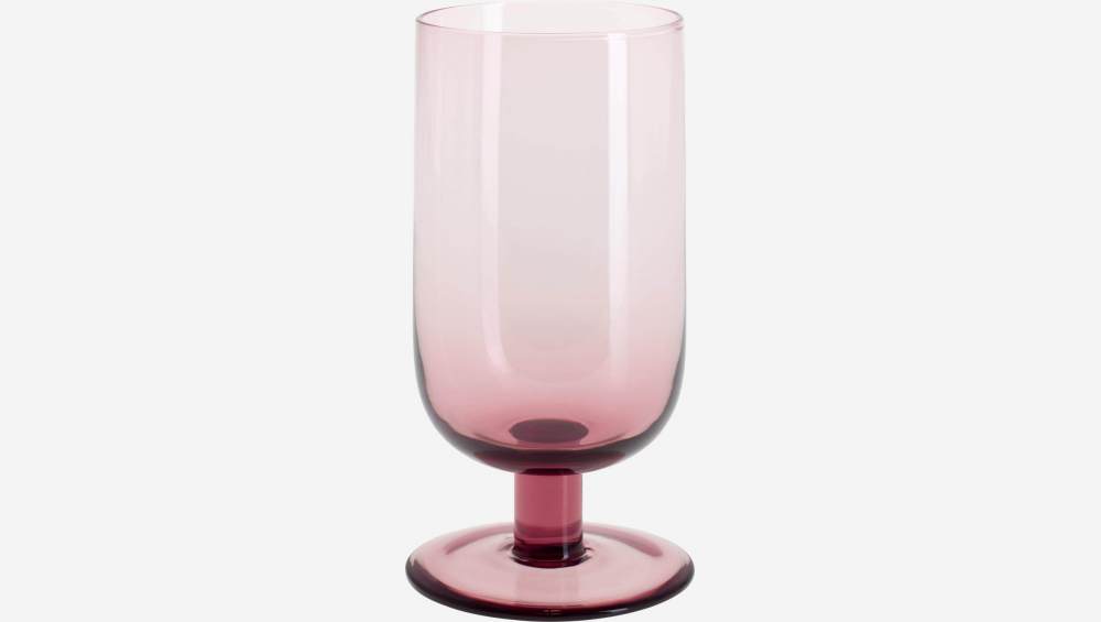Weinglas aus Glas - 15,5 cm - Violett