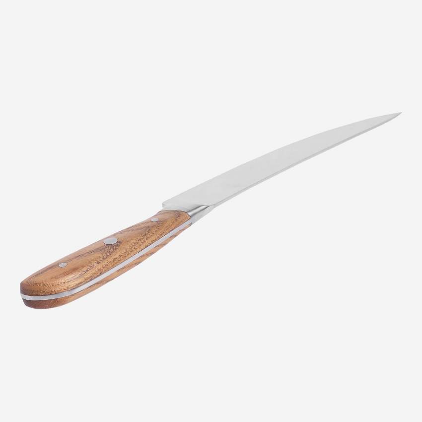 Schneidemesser mit Griff aus Holz