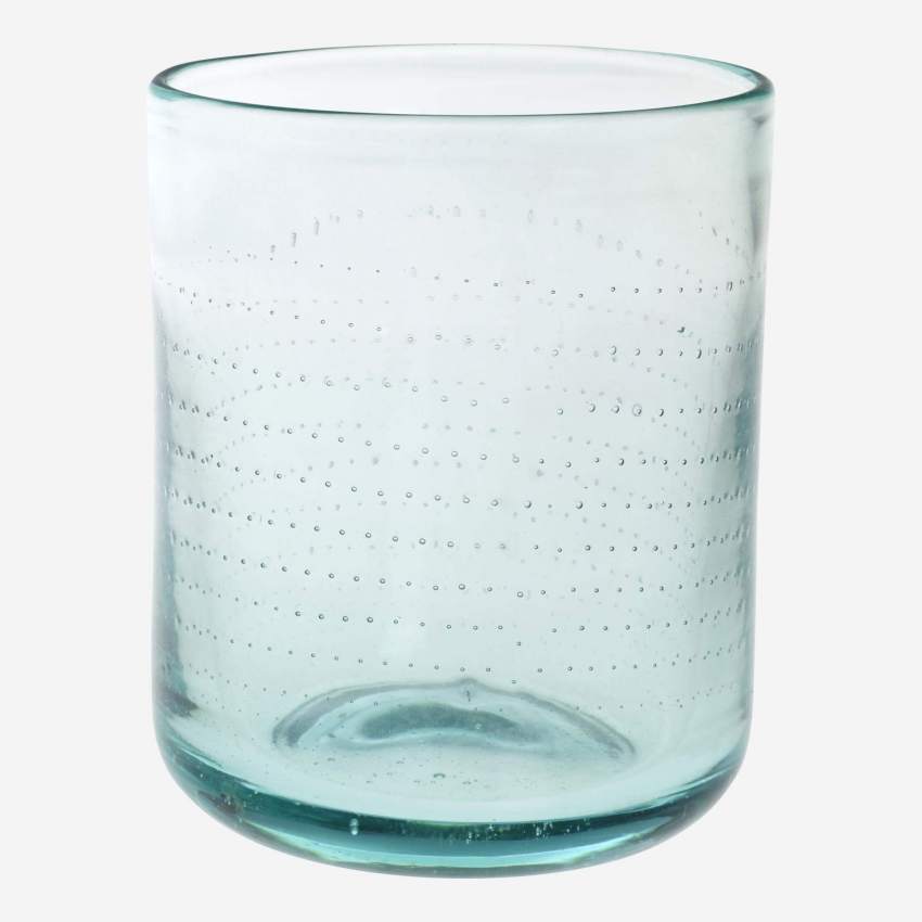 Gobelet en verre soufflé bouche - 9 x 12 cm
