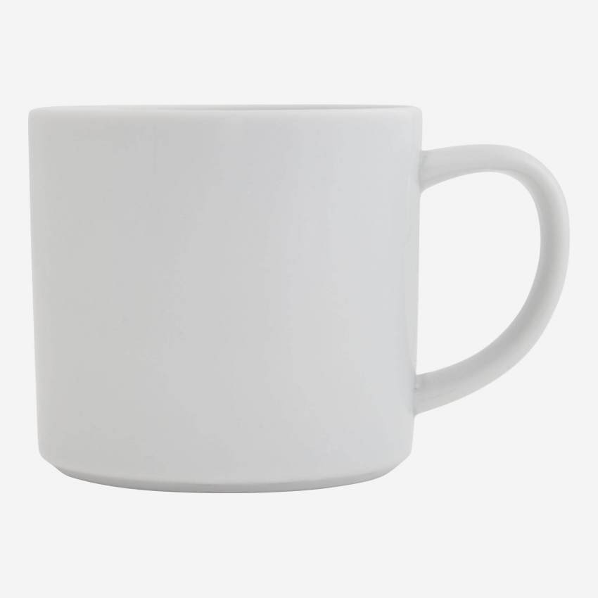 Kaffeetasse aus Porzellan - Weiß - Design by Queensberry & Hunt
