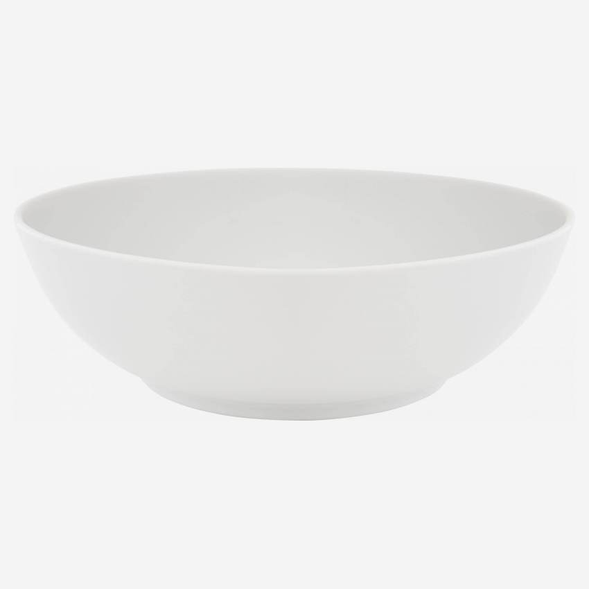 Saladier en porcelaine - 30 cm - Blanc - Design by Queensberry & Hunt